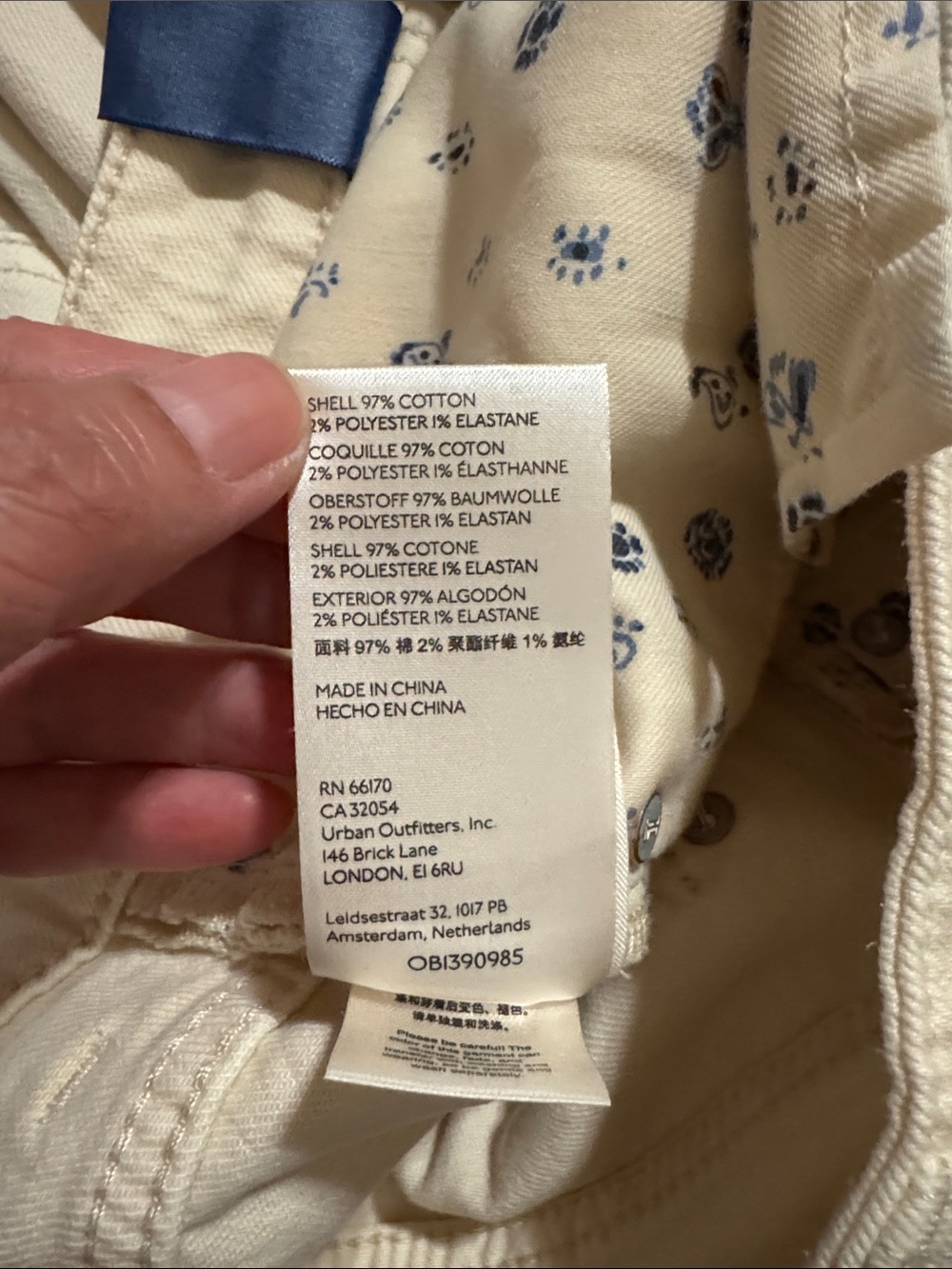 Anthropologie Pilcro The Breaker Relaxed Jeans Ivory Stretch Denim Barrel NWT-30 - Picture 14 of 14